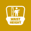 WHtR - Waist-to-Height Ratio Calculator app icon